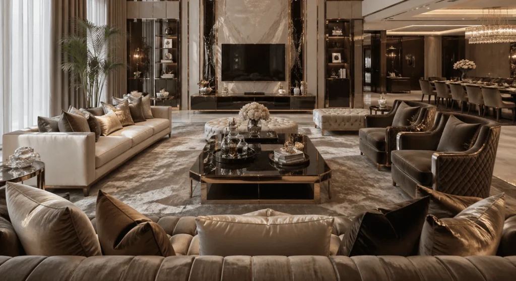 sofa custom untuk rumah mewah apartemen dan proyek hotel