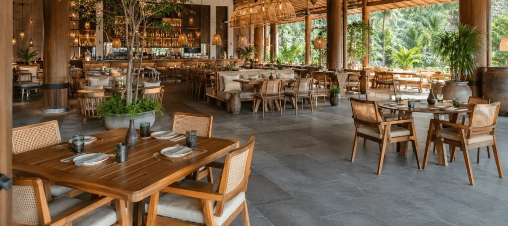 furniture sofa untuk proyek restoran dan villa