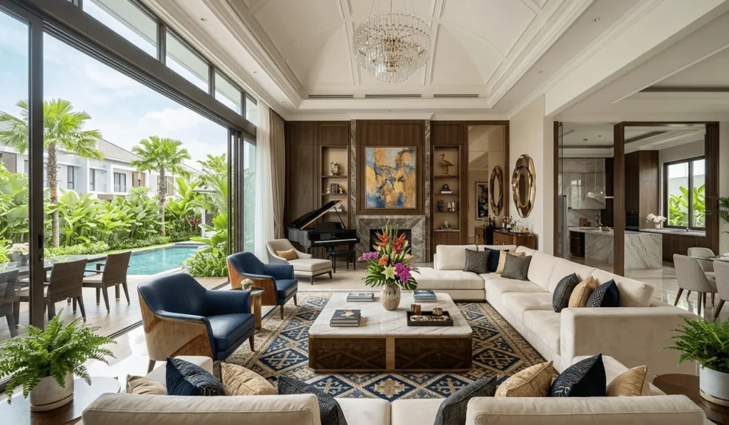 sofa jati custom untuk rumah mewah